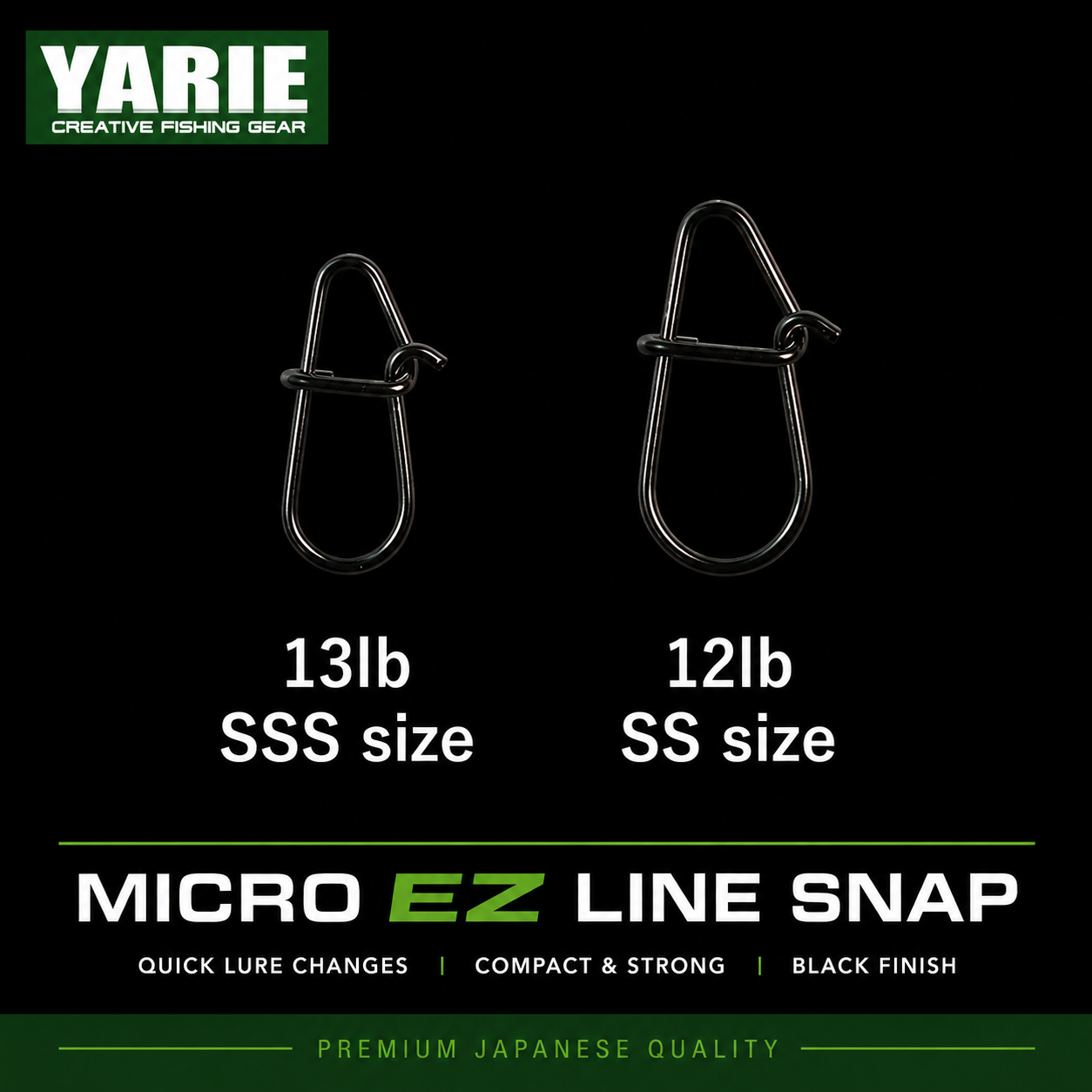 Yarie Micro EZ Line Snaps 8 Pack – Creek Life Lure Co.