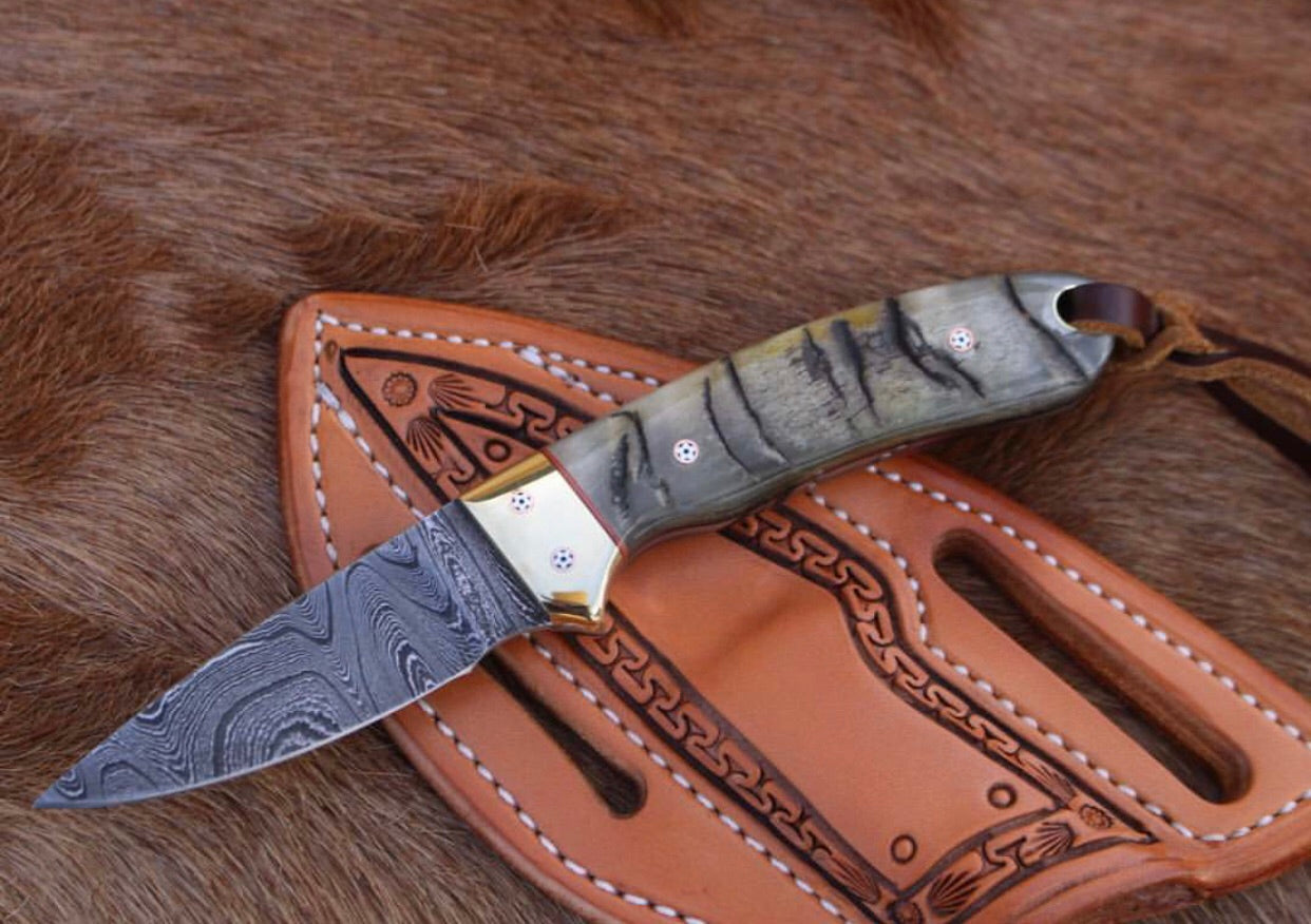 Cowboy Wild West Knife - Sheep Horn Heritage
