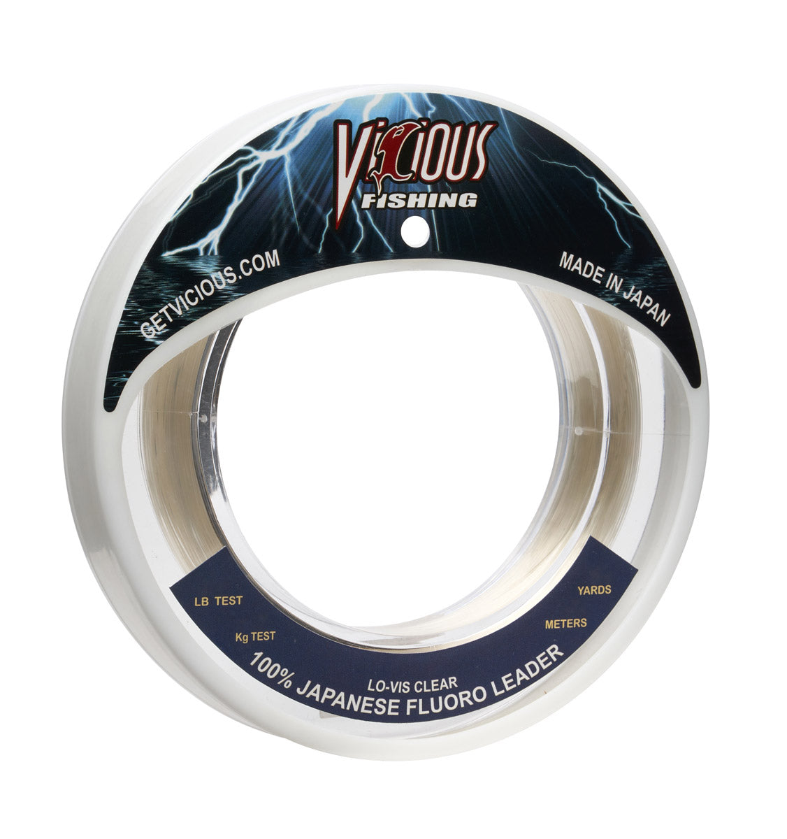 Vicious 100% Japanese Fluorocarbon Leader - 12 Lb Test