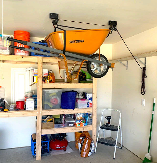Essential Garage Ceiling Hoist | Pulley Storage System | 14' Lift