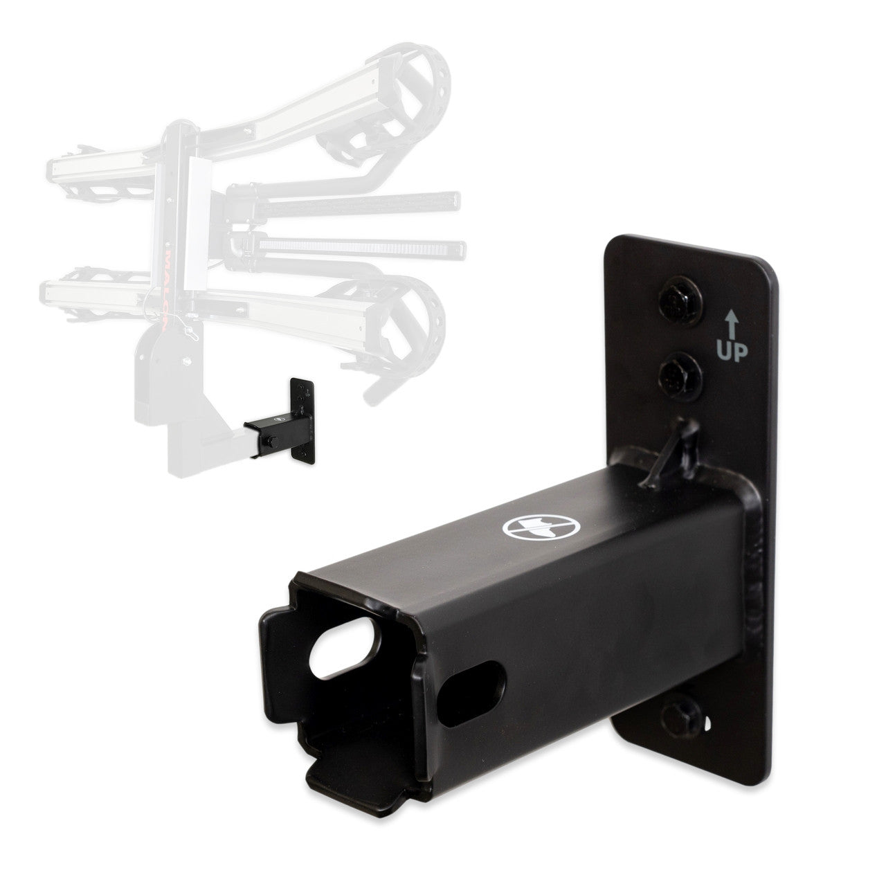 1.25" Haymarket Hitch Wall Mount | Holds Bike or Cargo Car Rack