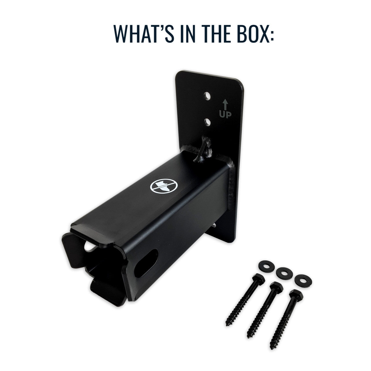 1.25" Haymarket Hitch Wall Mount | Holds Bike or Cargo Car Rack
