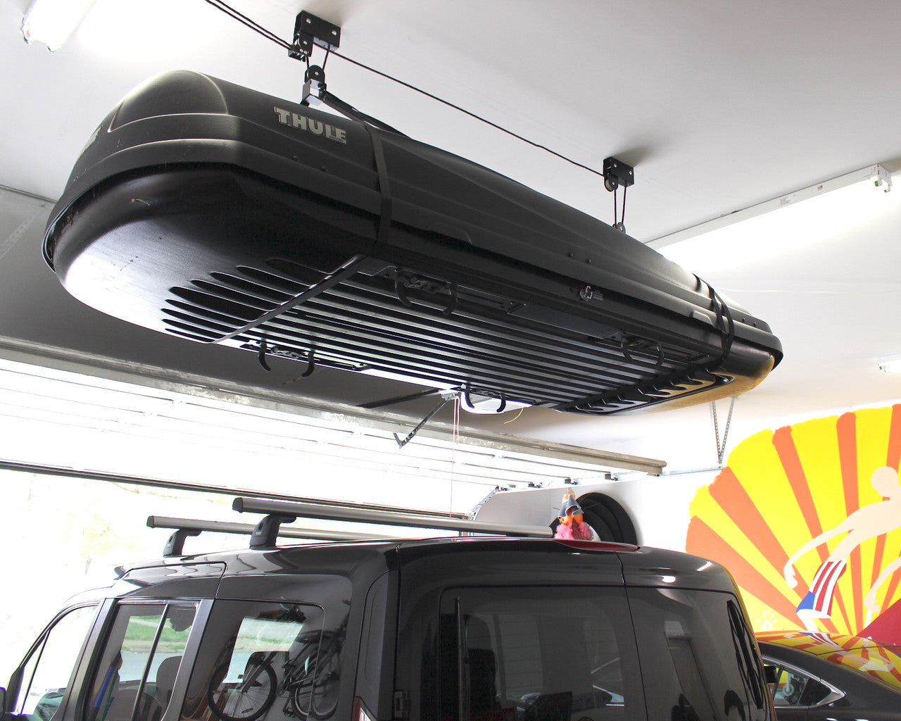 Essential Garage Ceiling Hoist | Pulley Storage System | 14' Lift