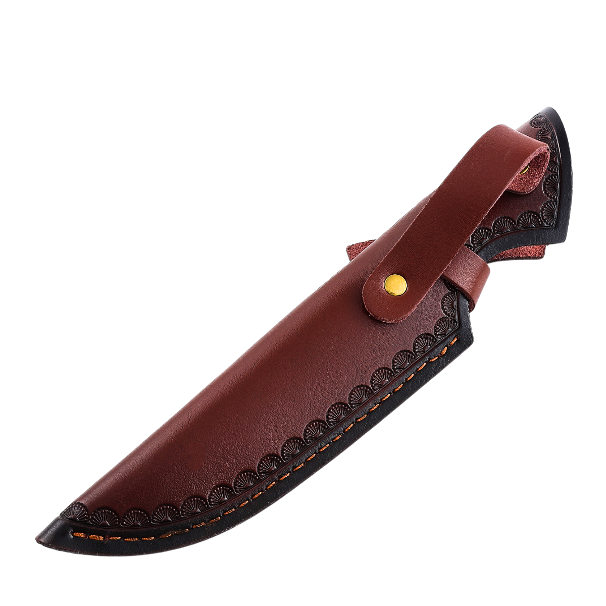 Terminator Japanese Hunting Knife with VG-10 Damacus Blade and Ebony Wood Handle