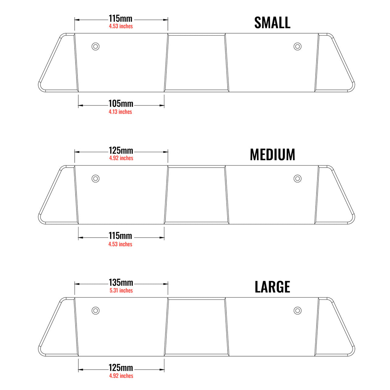 Vail Ski Display | Minimalist Wood Rack | Large