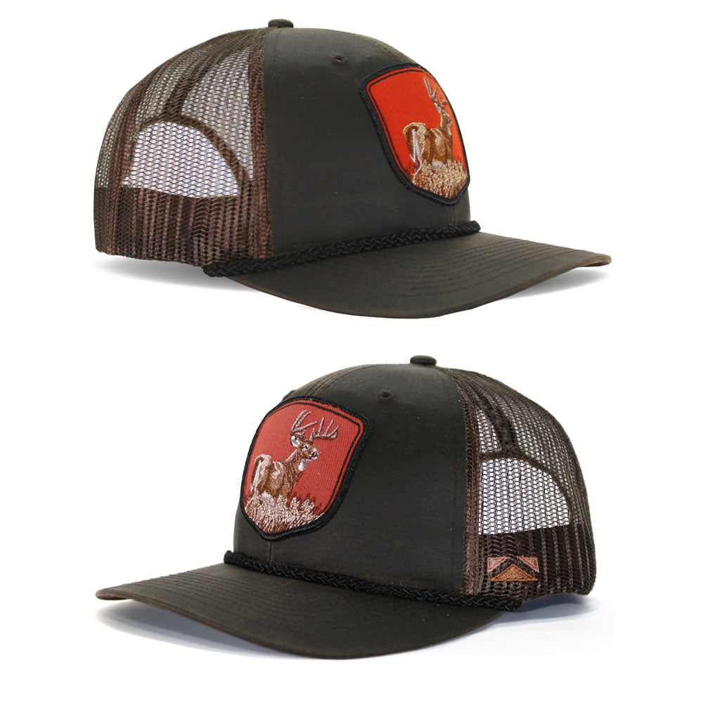 Wax Cloth Deer Patch Cap