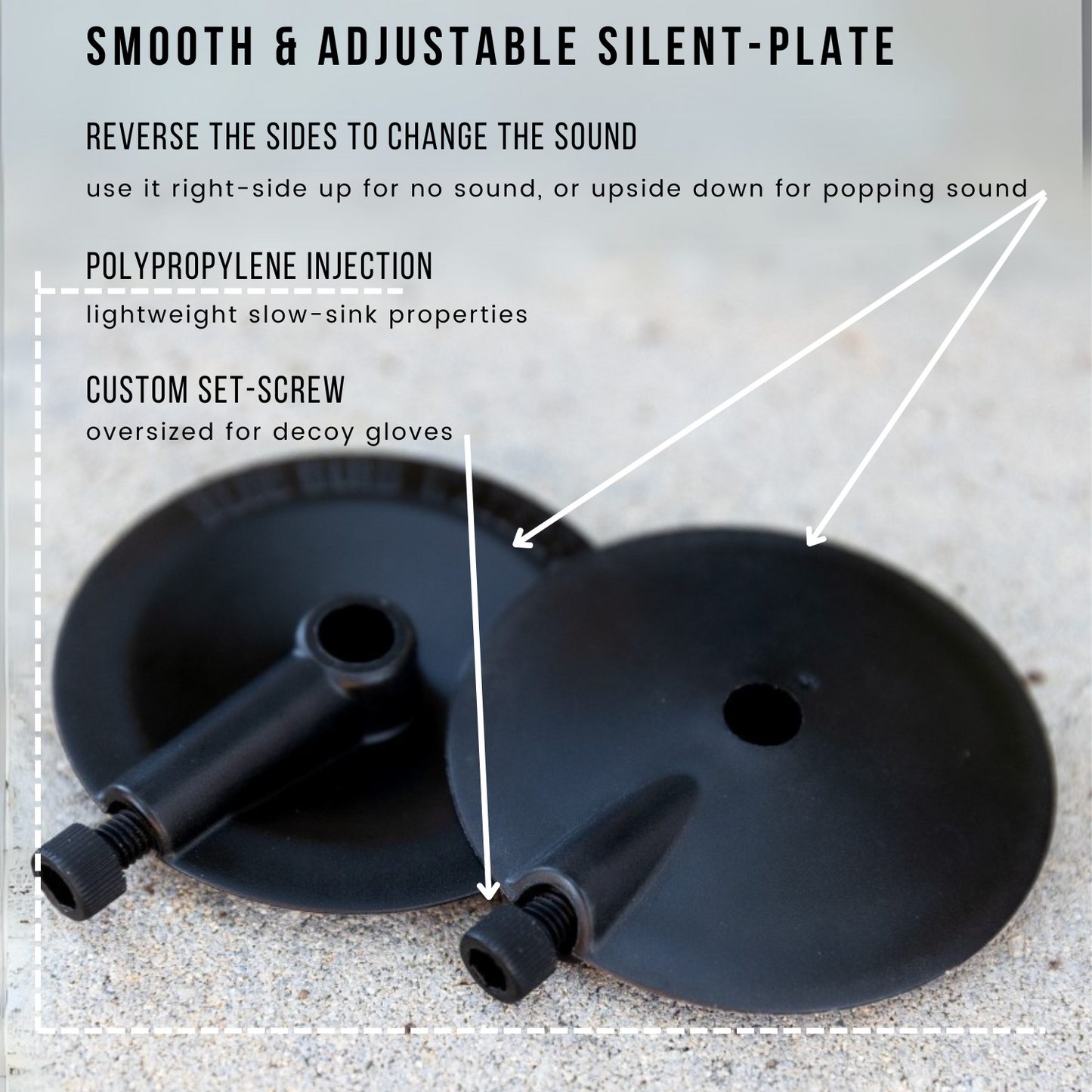 Silent Splash Plate