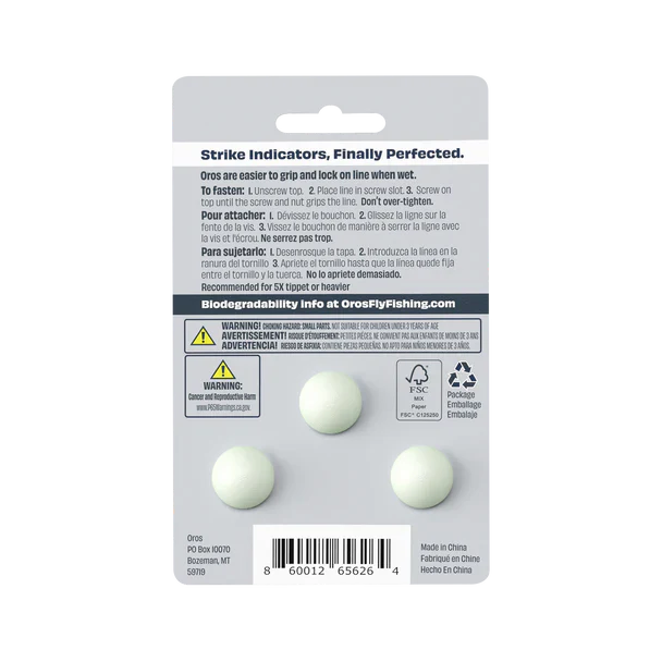 Oros Strike Indicators 3-pack