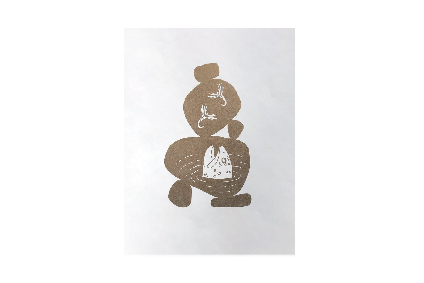 Tenkara Cairn - Art Print
