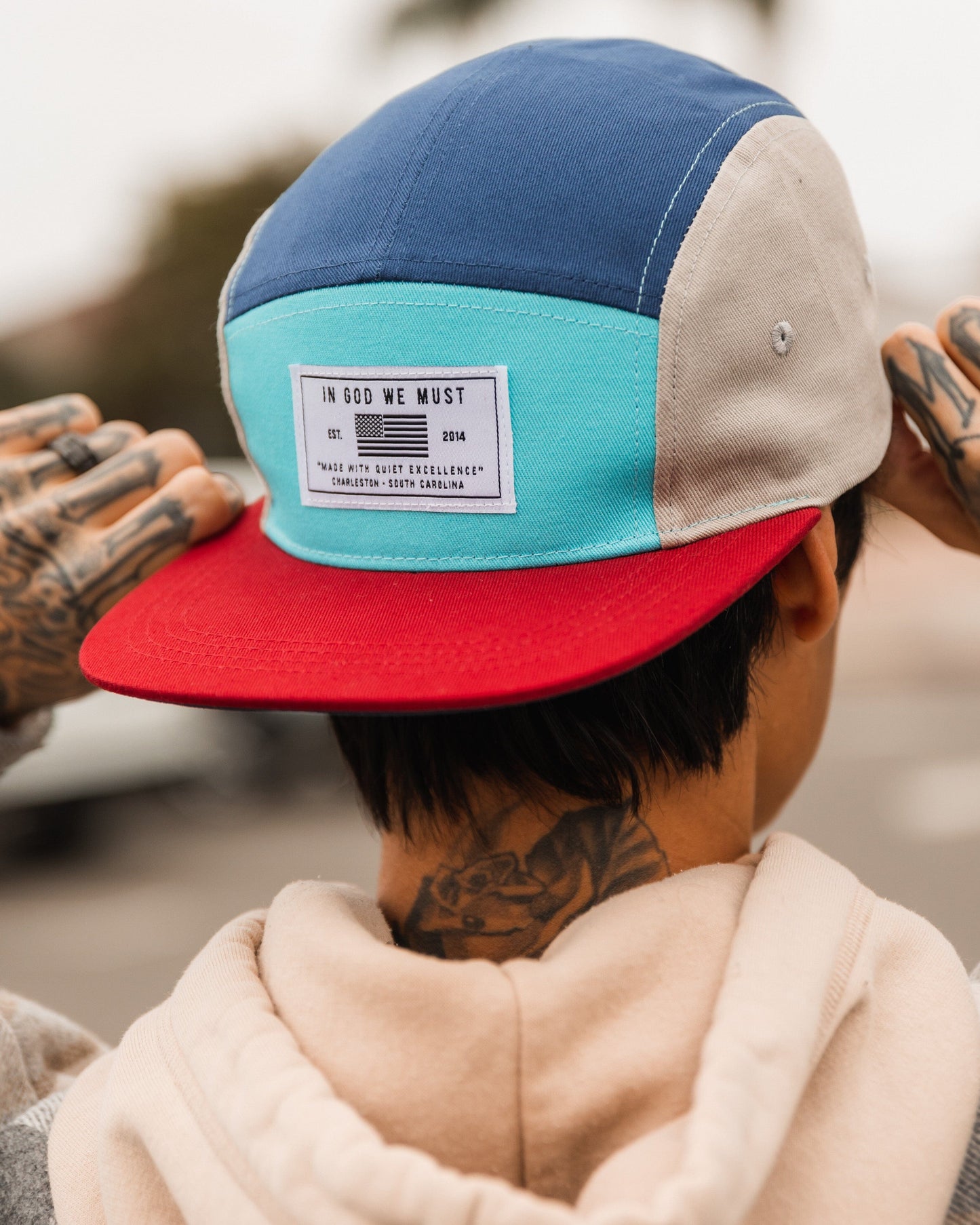 America Tri-Color Five Panel Hat