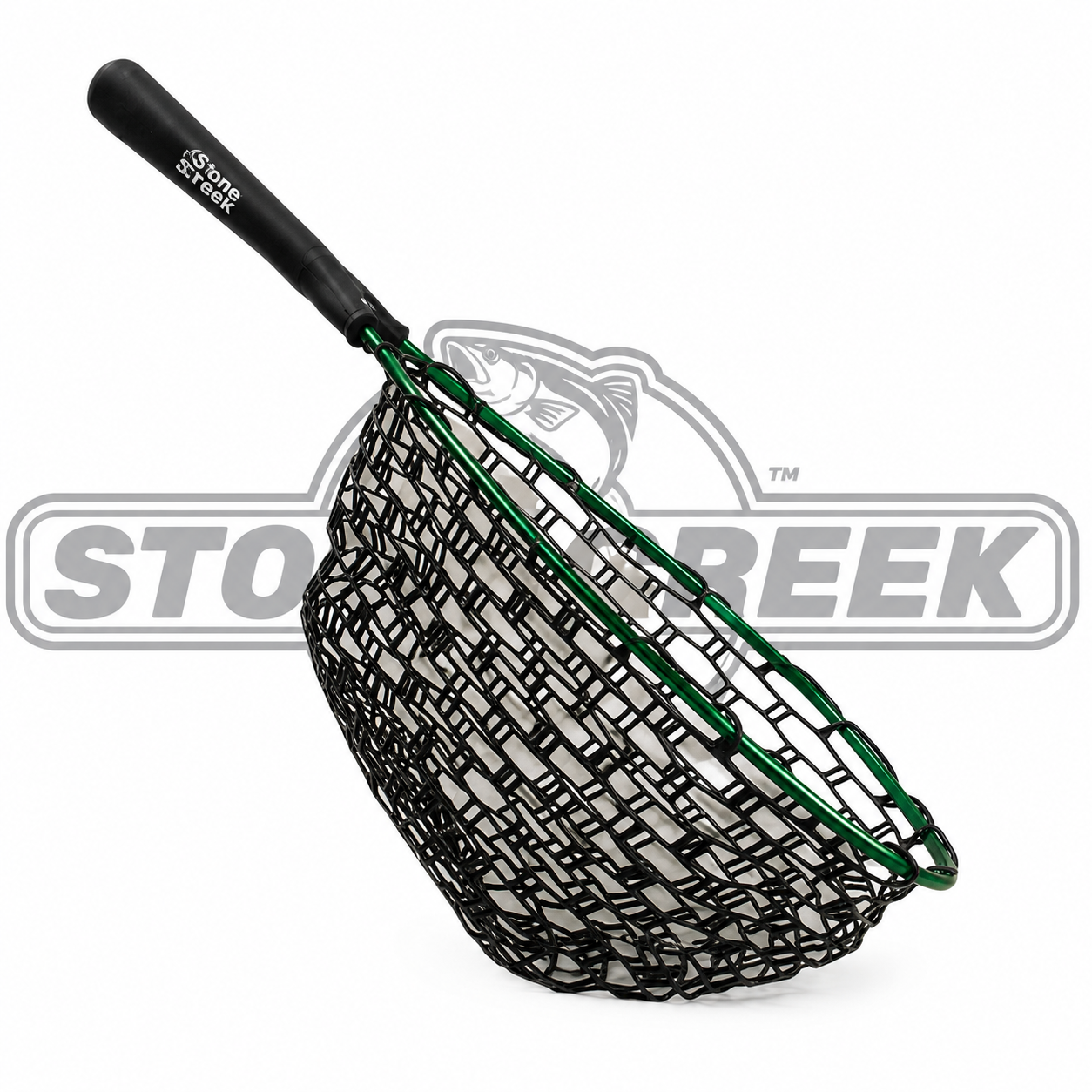Stone Creek Aluminum Teardrop Landing Net Green ATDNG