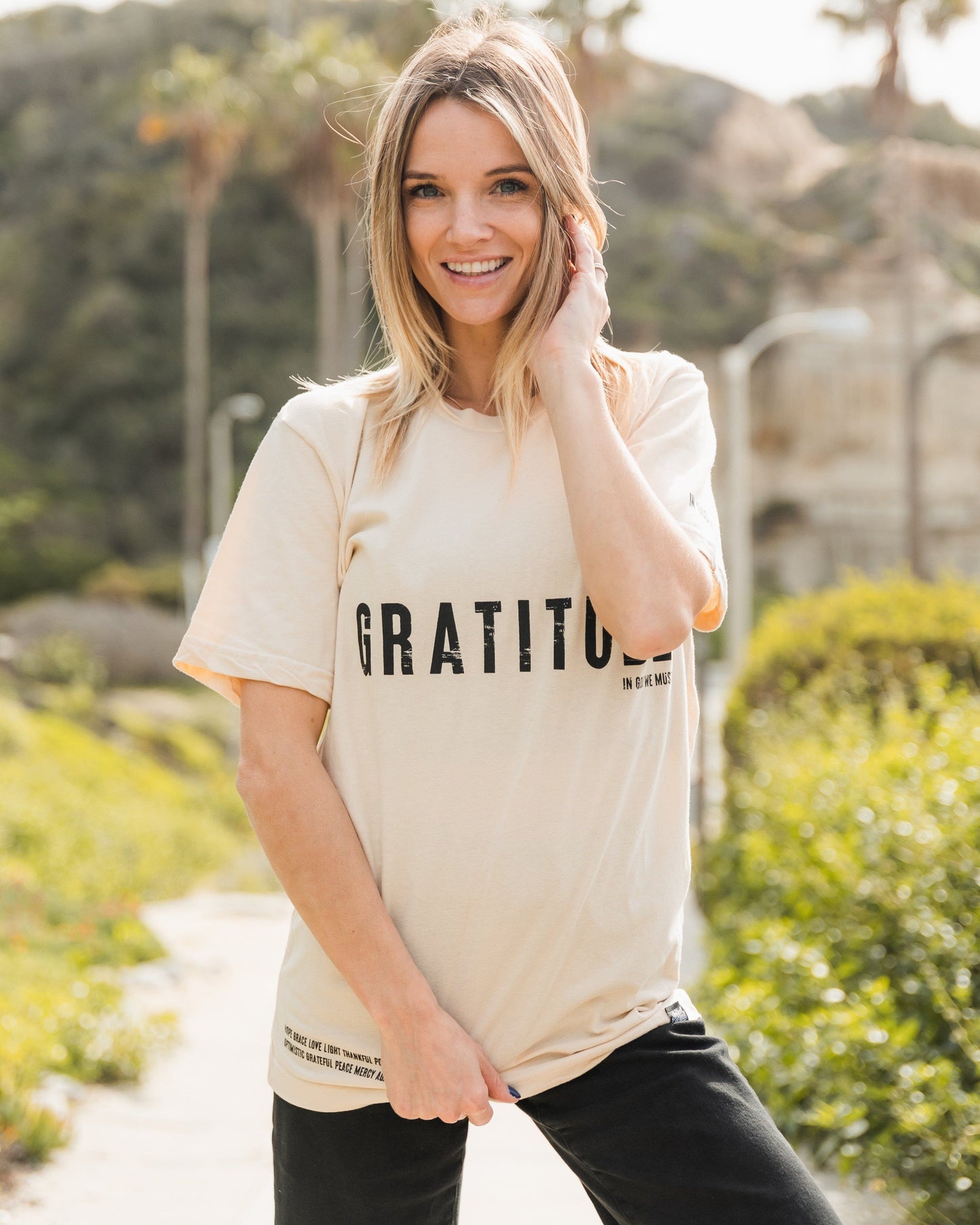 Gratitude Sand Tee