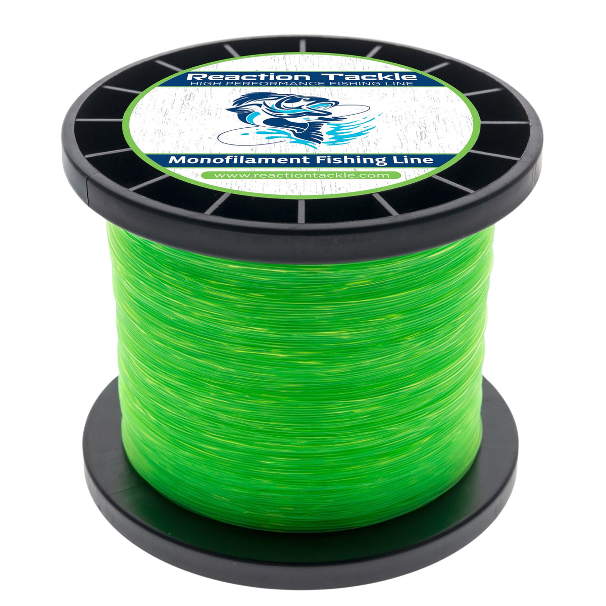 Reaction Tackle Nylon Monofilament Fishing Line - 1 Pound Jumbo Spools
