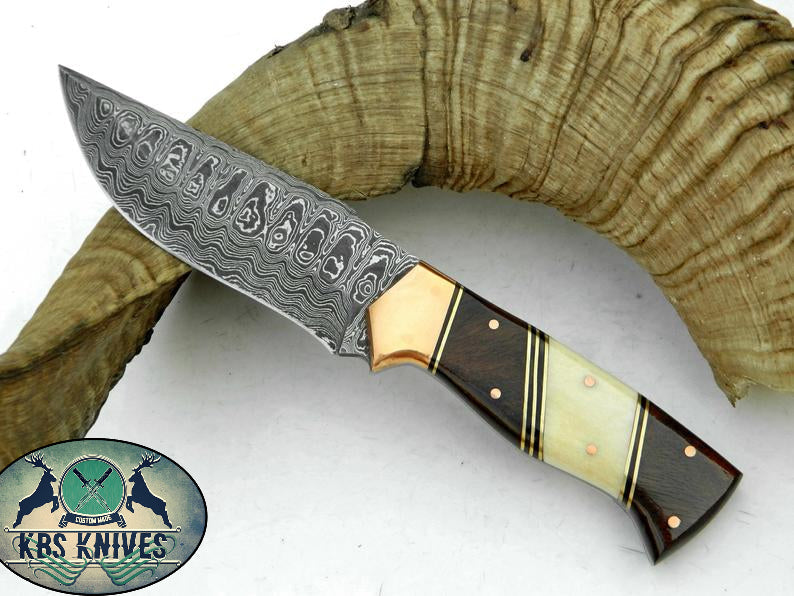 Damascus Hunting Knife