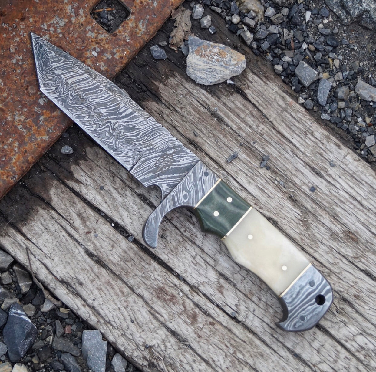 Damascus Tanto Knife