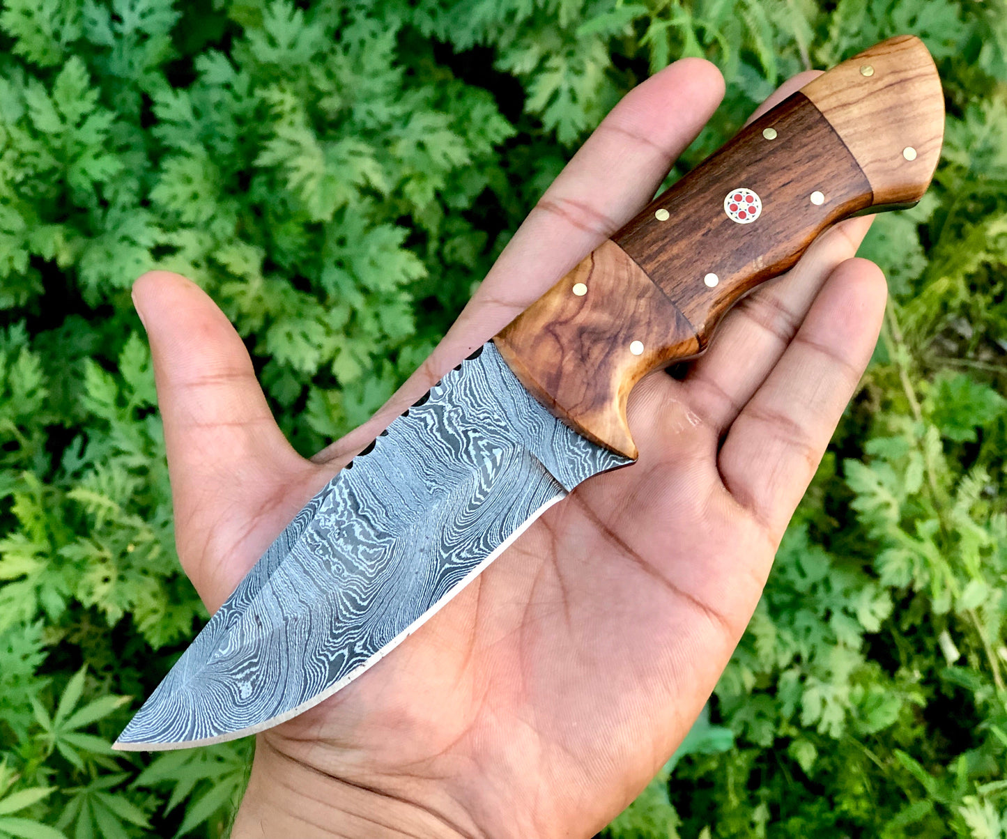 Damascus Hunting Skinning Knife