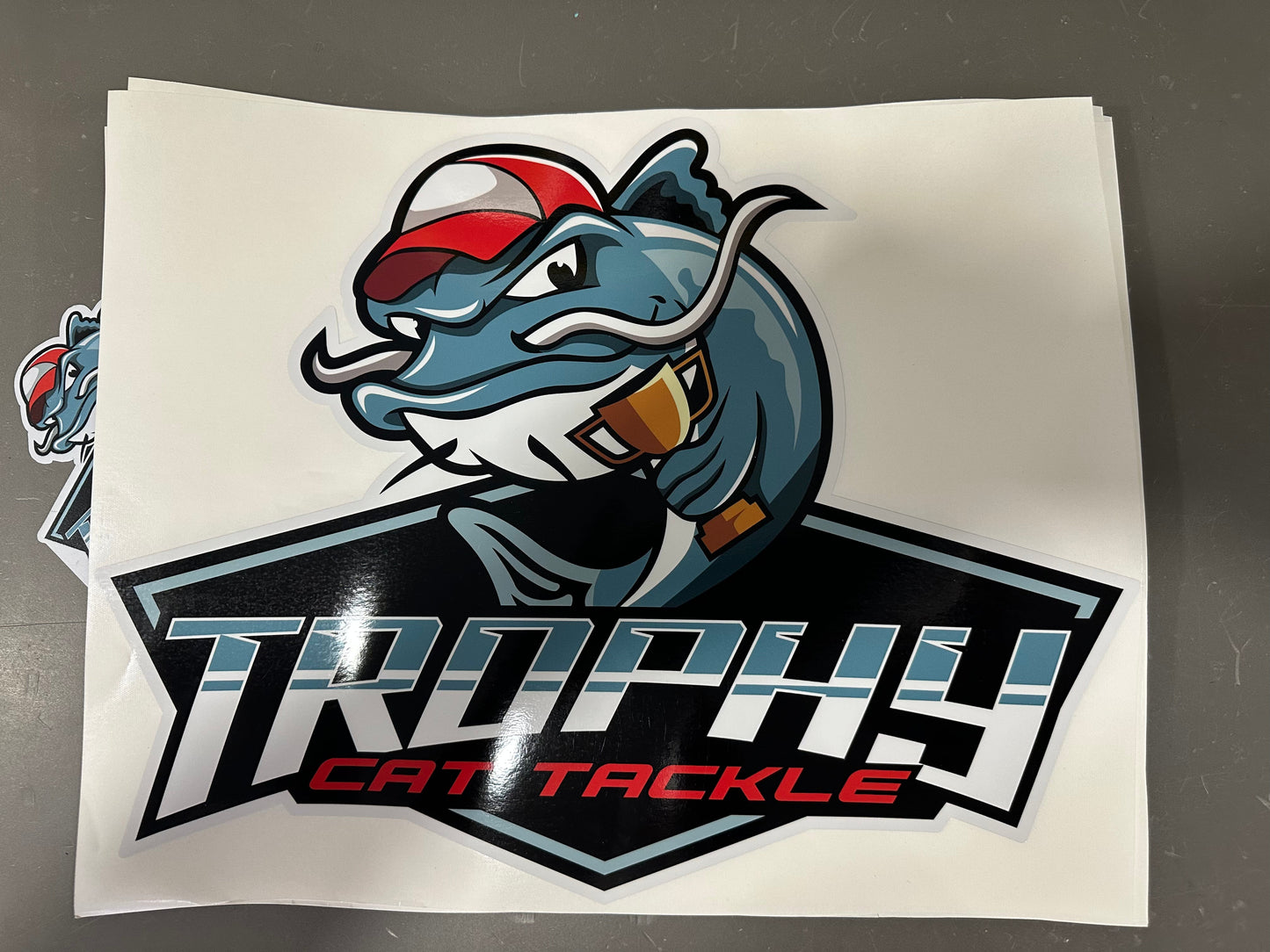 Trophy Cat Tackle 18” Decal