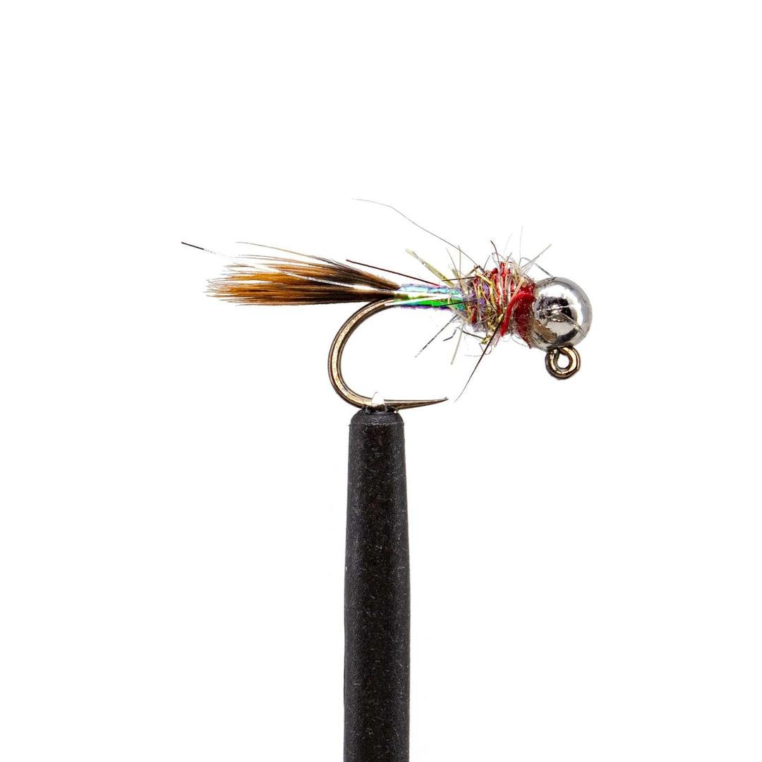 JHFLYCO Loaded Foam Fly Box – Hopper Dropper Assortment – Includes 50m 4X Fluoroflex Tippet