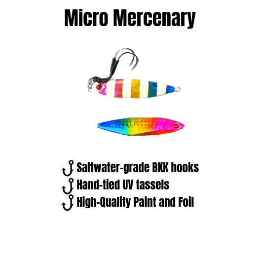 Submission Jigs - Micro Mercenary - Slow Pitch Jigs - 4 Packs