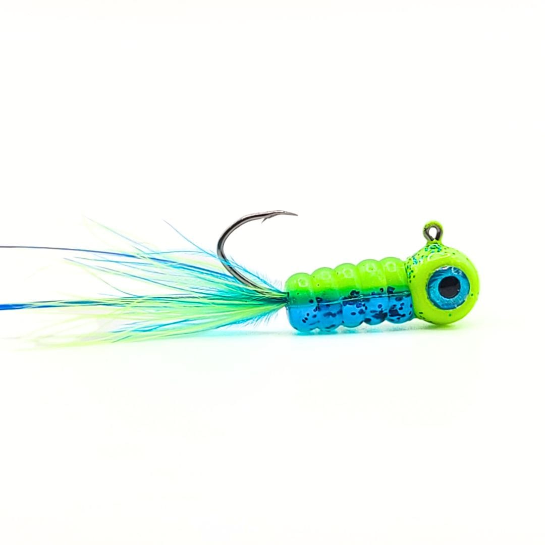 Hand Tied Crappie Jigs - Jelly Belly