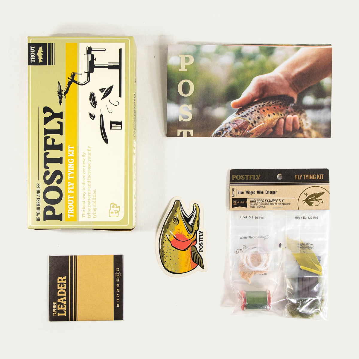 Trout Fly Tying Kit Box