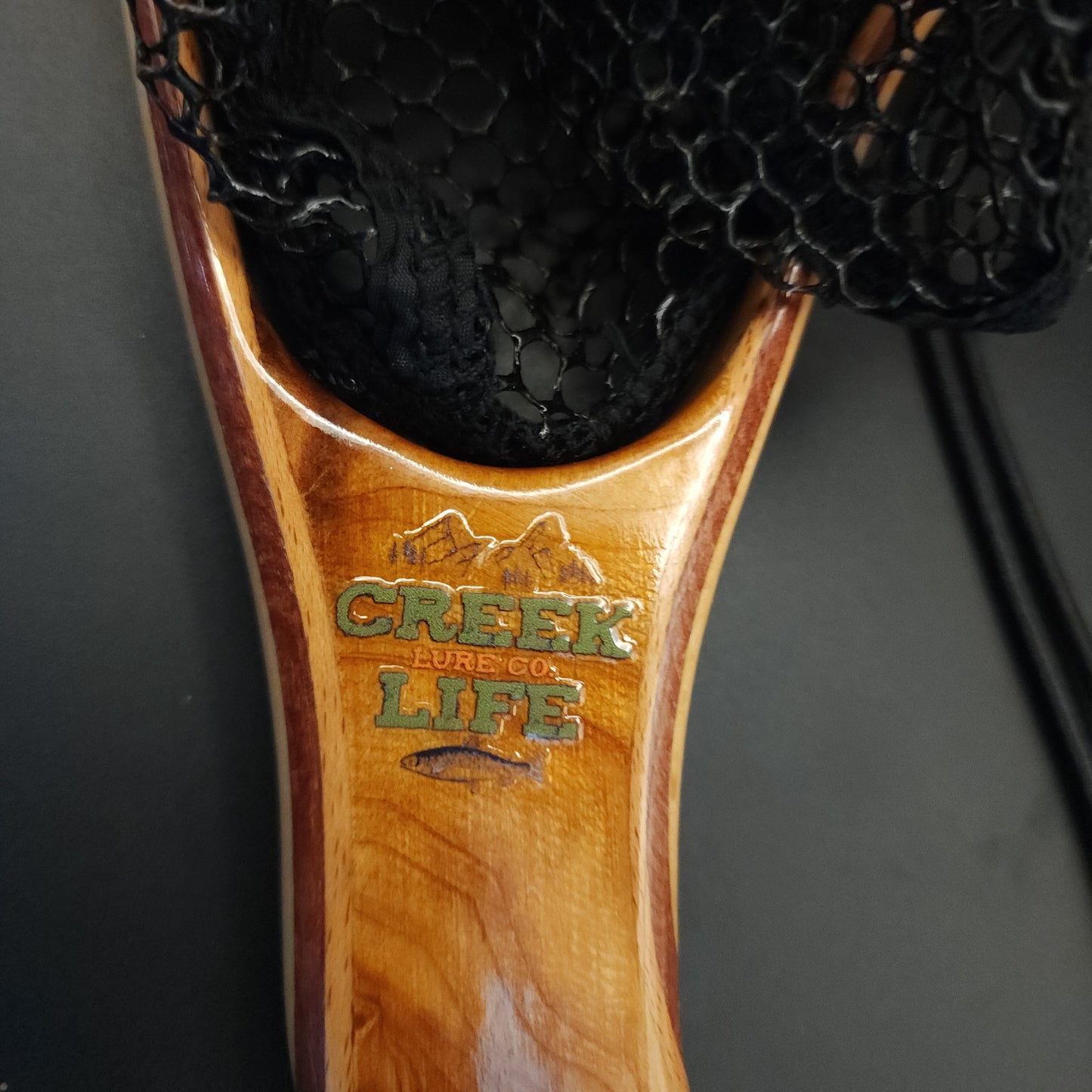 The "Critter Getter" Wood w/ Rubber Landing Net