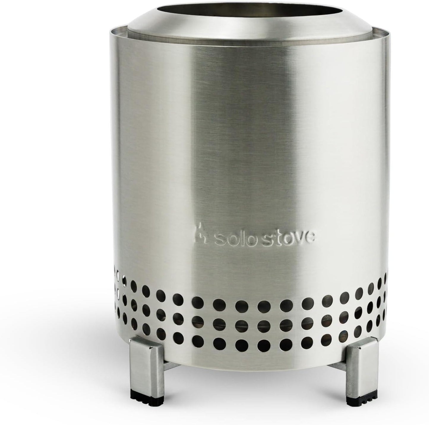 Solo Stove Mesa Tabletop Fire Pit with Stand | Low Smoke Outdoor Mini Fire for Urban & Suburbs | Fueled by Pellets or Wood