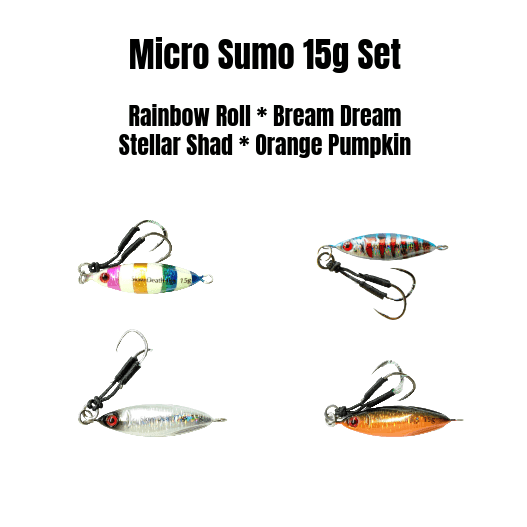 Submission Jigs - Micro Sumo - Slow Pitch Jigs - 4 Packs