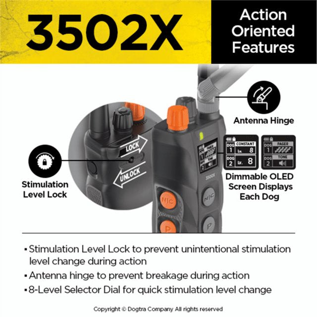 Dogtra 3502X 2 Dog E-Collar System