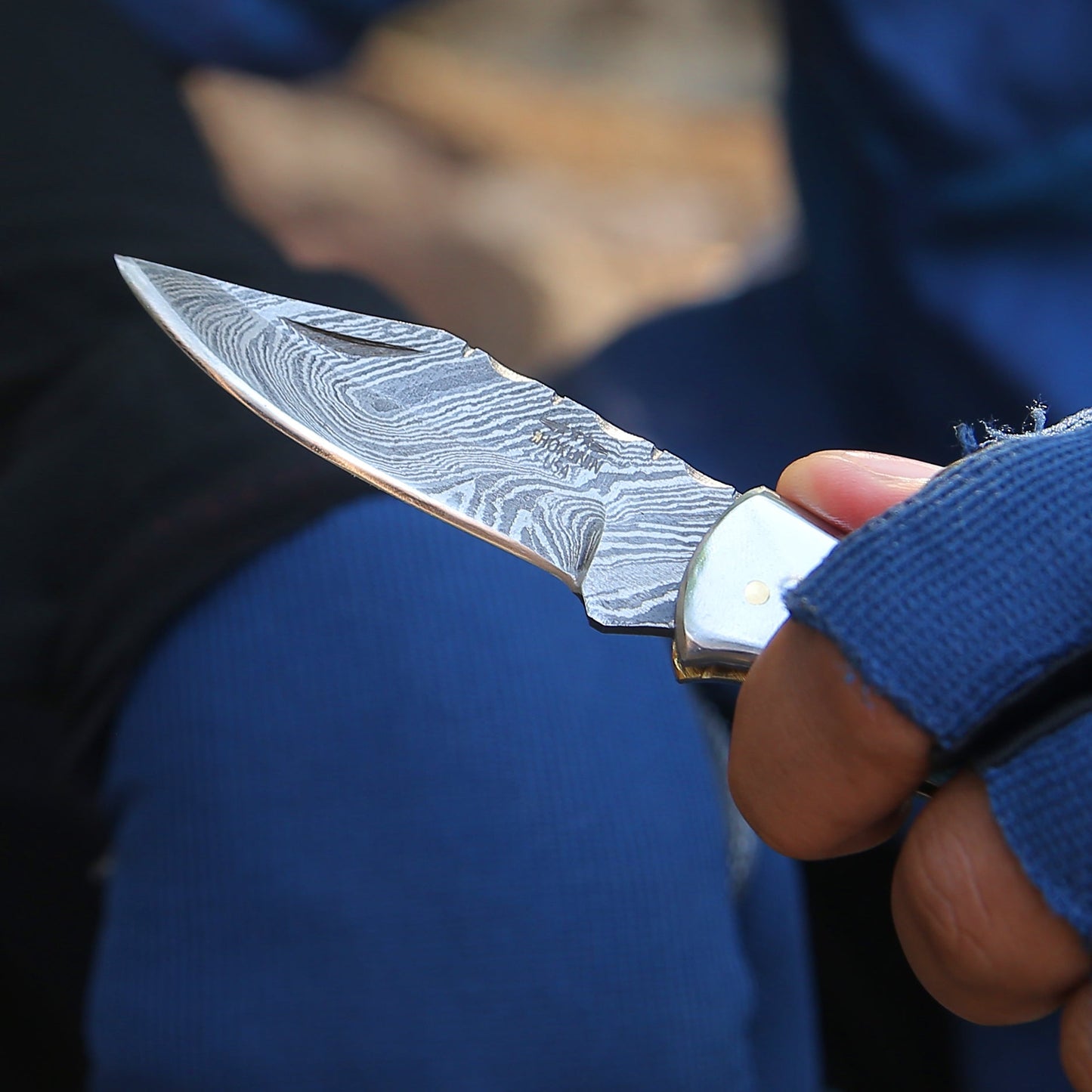Ironclad Pocket Knife with Rosewood & Bone Scales