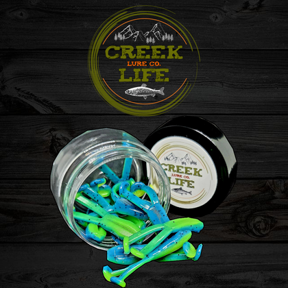 1.4 Inch Micro Fluke The Ditch Stick – Creek Life Lure Co.