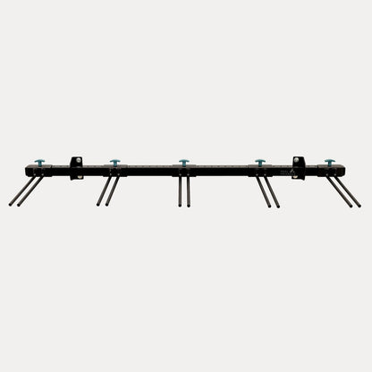 Solitude Ski Rack | Adjustable Wall Storage System | Holds 10 Pairs of Skis