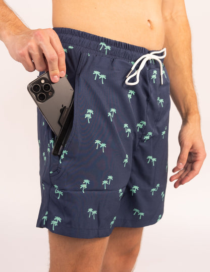 Waterproof Swim Shorts With A Waterproof Pocket