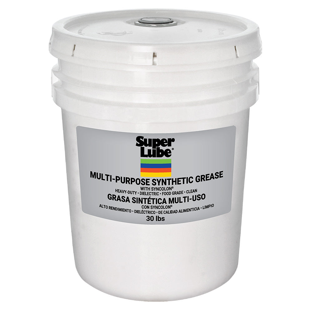 Super Lube Multi-Purpose Synthetic Grease w/Syncolon (PTFE) - 30lbs