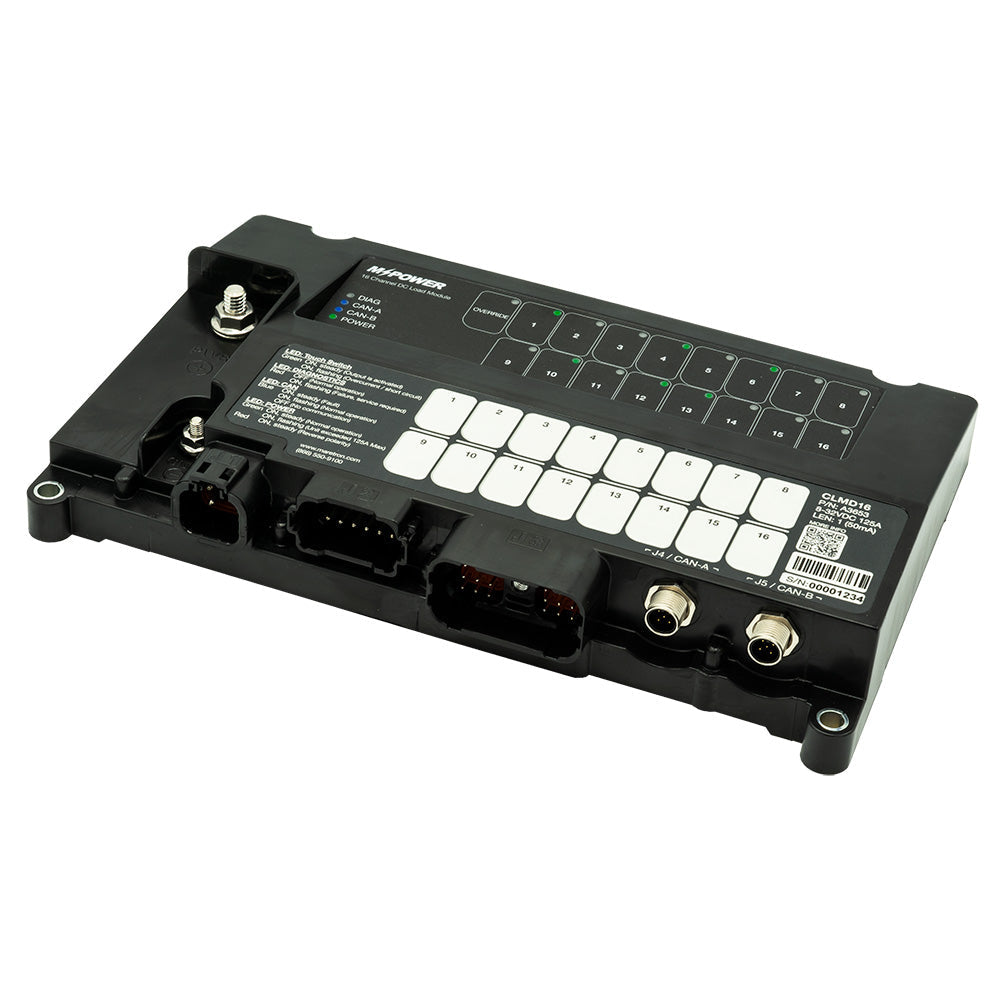 Maretron MPower 16-Channel DC Load Controller Module w/NMEA 2K w/o Connectors