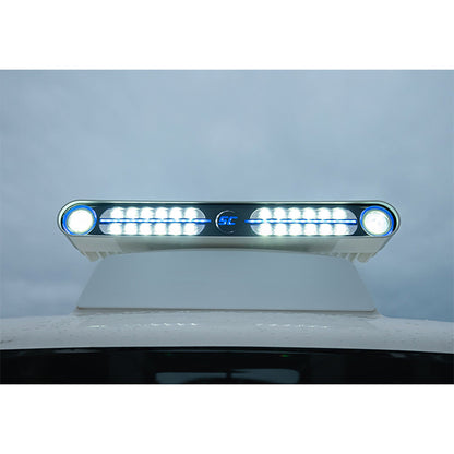 Shadow-Caster Eagle Ray LED Light Bar - Black Housing  Dual Optics