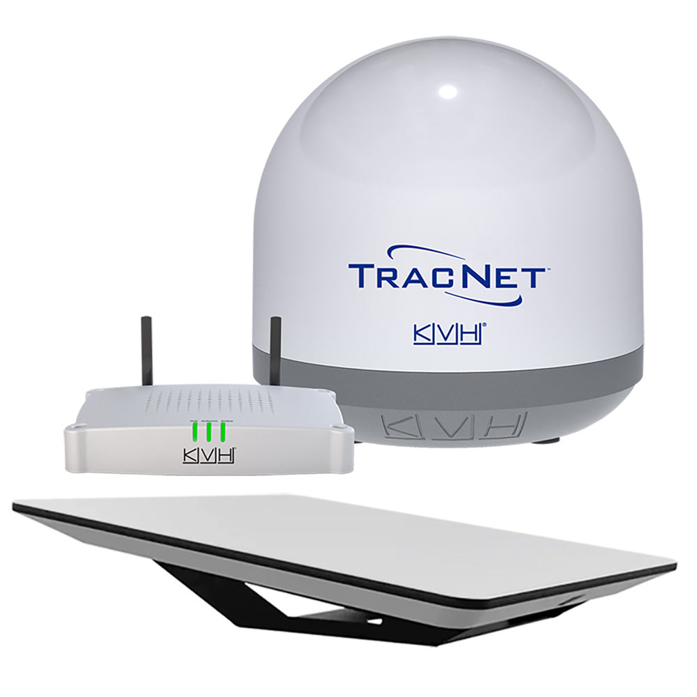 KVH HP Starlink Flat Panel Terminal Kit w/TracNet Coastal Pro 5G/WiFi Compact Terminal w/TracNet Hub - Activation  Service Plans Through KVH ONLY