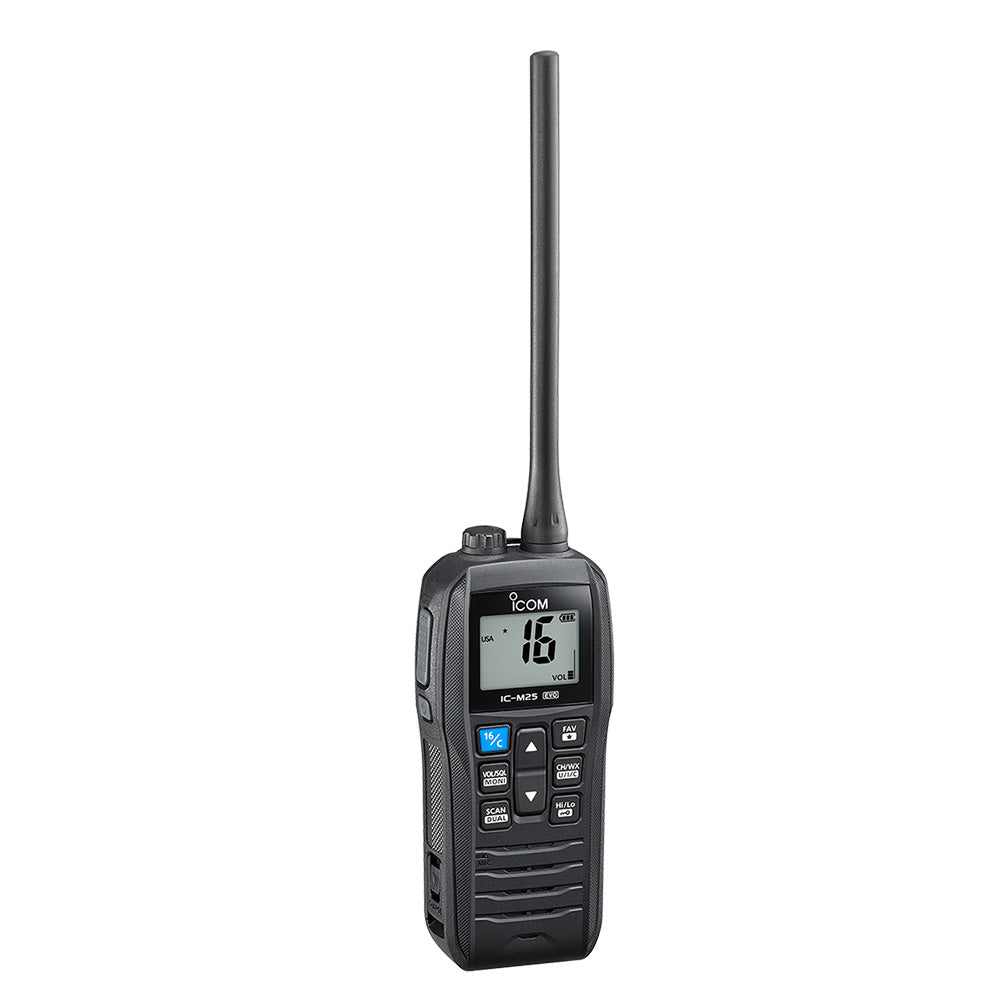 Icom IC-M25 EVO Handheld VHF Radio - Black