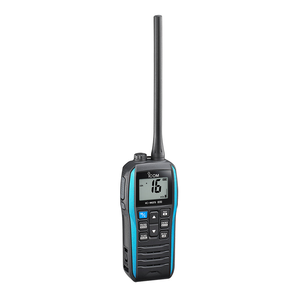 Icom IC-M25 EVO Handheld VHF Radio - Blue