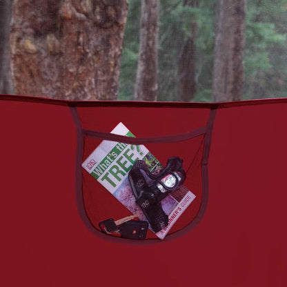 Coleman 4-Person Flatwoods II Lightweight Dome Camping Tent - Red