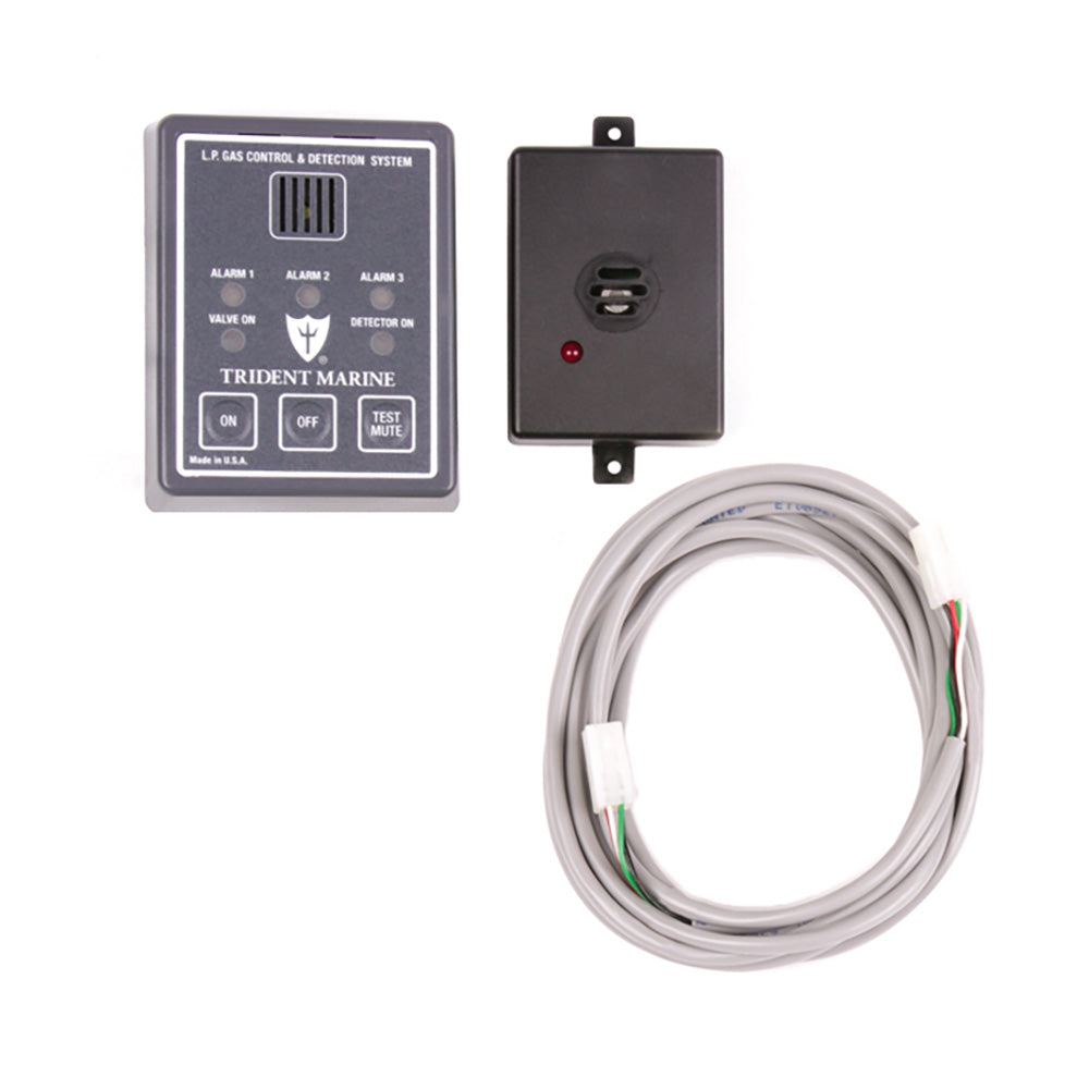 Trident Marine 12/24V Full Detection Panel w/Gas Detector  10' Quick Cable - Solenoid Not Included