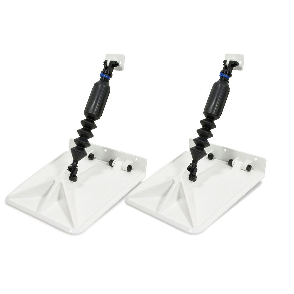 Smart Tabs SX Trim Tabs by Lectrotab 9.5 x 10 f/13'-15 Boat w/30 - 40HP - White