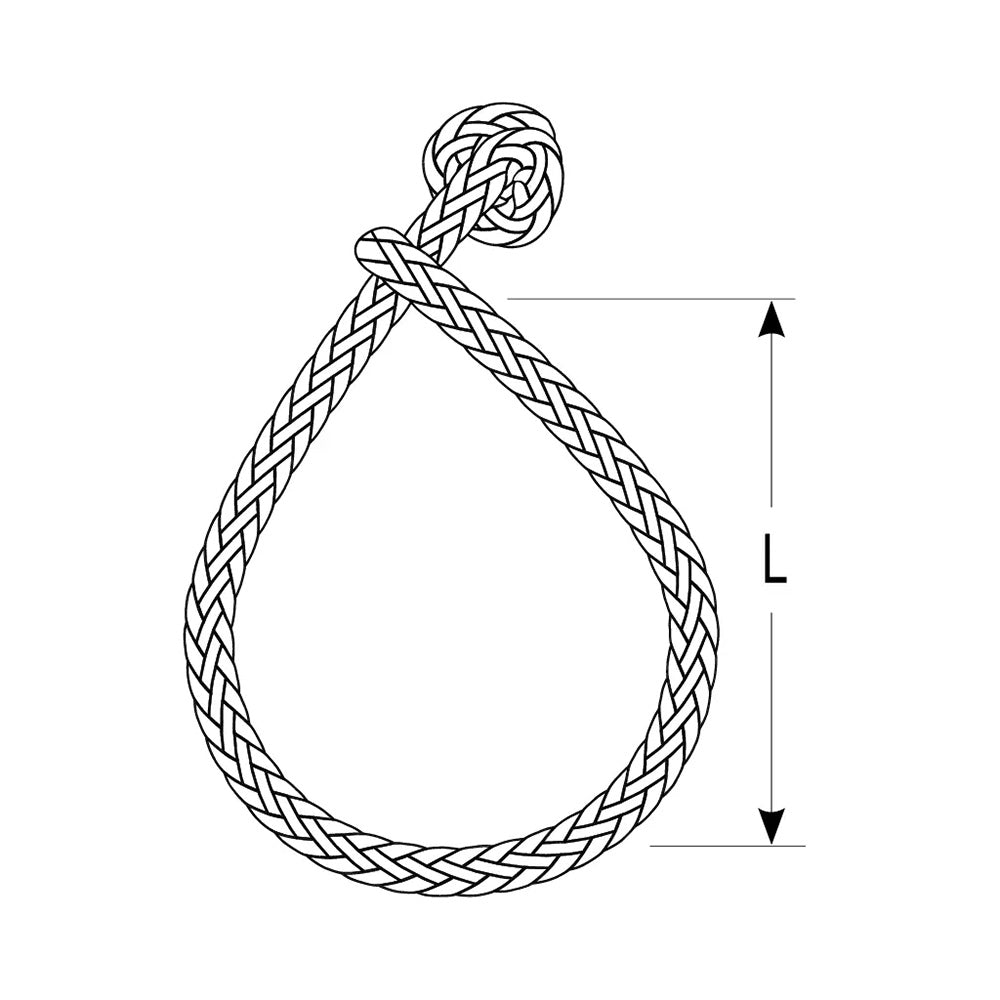 Ronstan Soft Shackle - Size XXL - 14mm x 100mm w/Robline Line