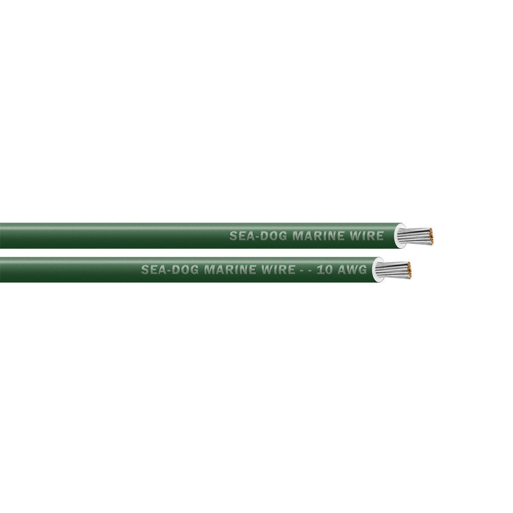Sea-Dog 10 AWG Green Primary Wire - 500'