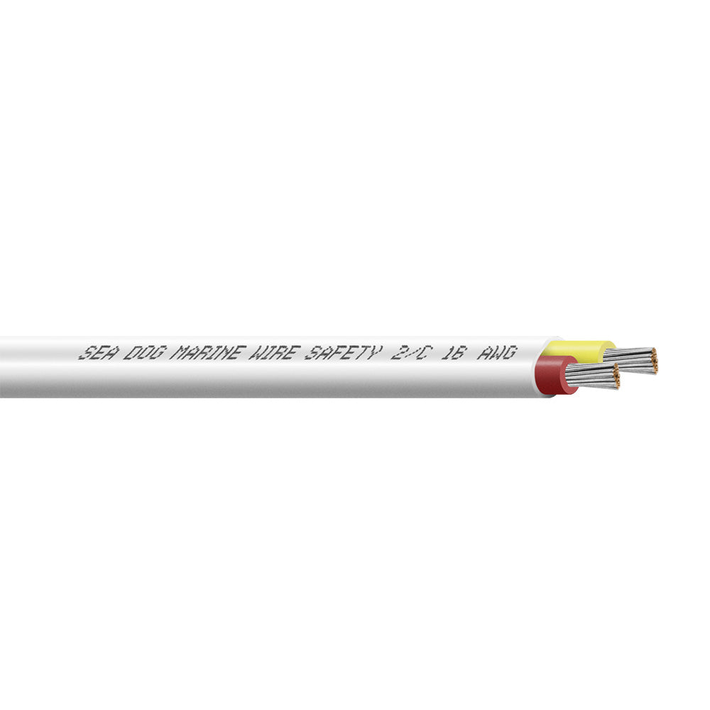 Sea-Dog 16/2 AWG Flat Duplex Safety Wire - Red/Yellow - 500'
