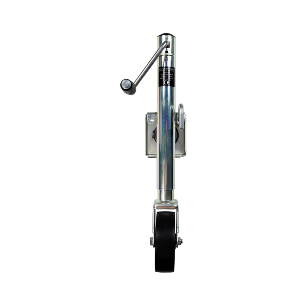 Powerwinch Utility Series Jack - 1200lb, Weld-On, Single Wheel, Zinc