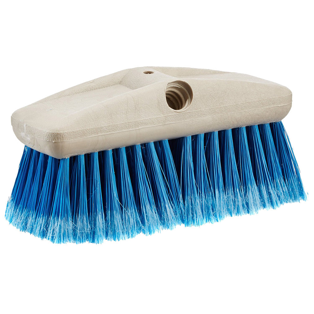 Star brite 8" Medium Bristle Wash Brush - Extend-A-Brush Compatible - Blue, Medium