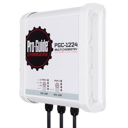 Pro-Guide 2 Bank On-Board Battery Charger - (1) 12V / (1) 24V - 20-Amp