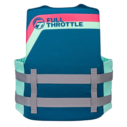 Full Throttle Adult Rapid-Dry Life Jacket - S/M - Aqua