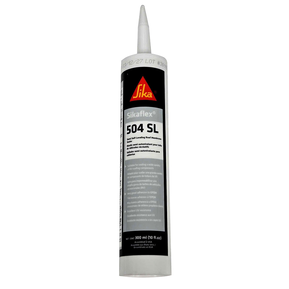 Sika Sikaflex-504 SL Semi Leveling Roof Membrane Sealer - White - 300ml